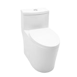 Ceramic One Piece Toilet for Bathroom, 12-inch Rough-In, 1.1/1.6 GPF