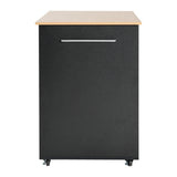 Mobile Kitchen Cart with Storage, 39.76'' Rolling Kitchen Island with 2 Doors