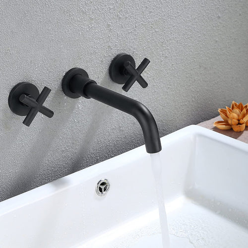 Wall Mounted Bathroom Sink Faucet