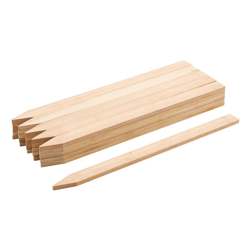 Wooden Garden Stakes, 25 Pcs 24 x 0.5 x1.5 in Survey Grading Stakes