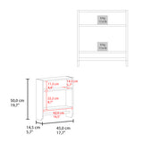 Mirror Medicine Cabinet - White - Towel Rack - 19.7" x 17.7"