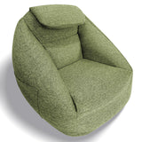 Inflatable Ergonomic Couch - Olive Green - Electric Pump Included