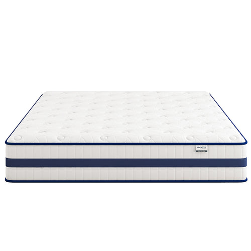 Queen Size 12" Hybrid Mattress Memory Foam Pocket Coils