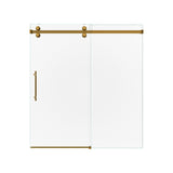 56-60"W x 60"H Frameless Sliding Tub Shower Door Enclosure