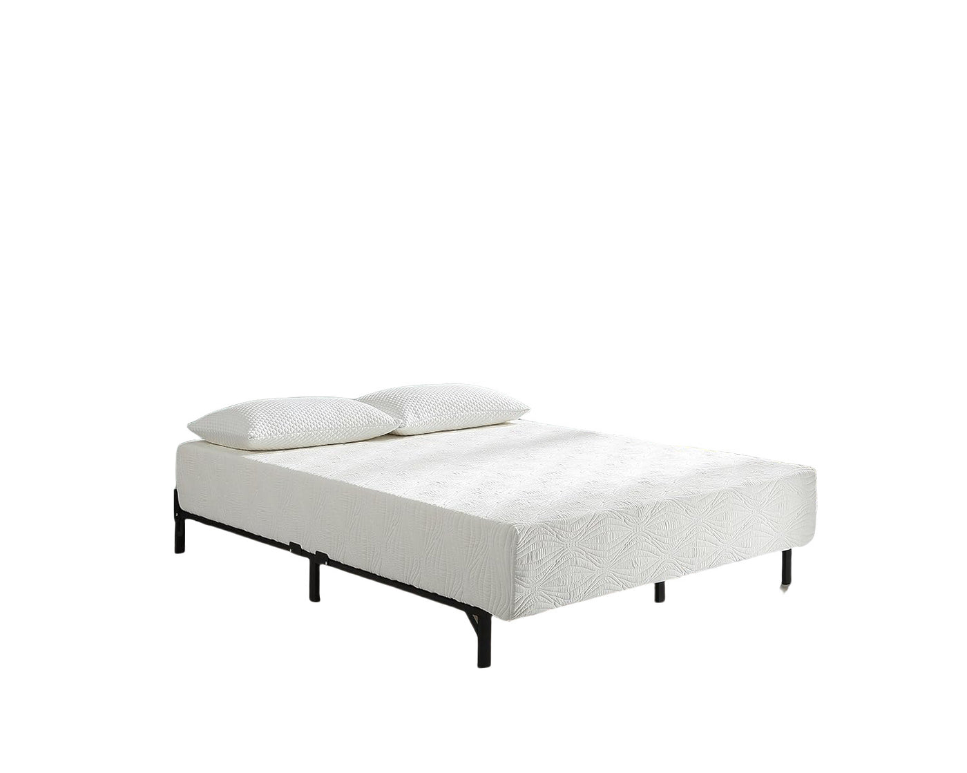 Gel-Infused Memory Foam Mattress Queen Firm Support Roll Compressed