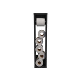 Shelf 28" H, with 2 Shelves, Black