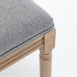 Set of 2 Solid Wood Dining Chair Grey