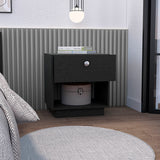 Paris Nightstand - One Drawer, Open Lower Shelf, 18.5"W Top