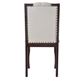 Solid Wood Dining Set Espresso