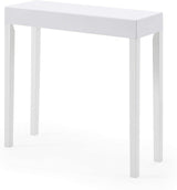 Modern White Console Sofa Table