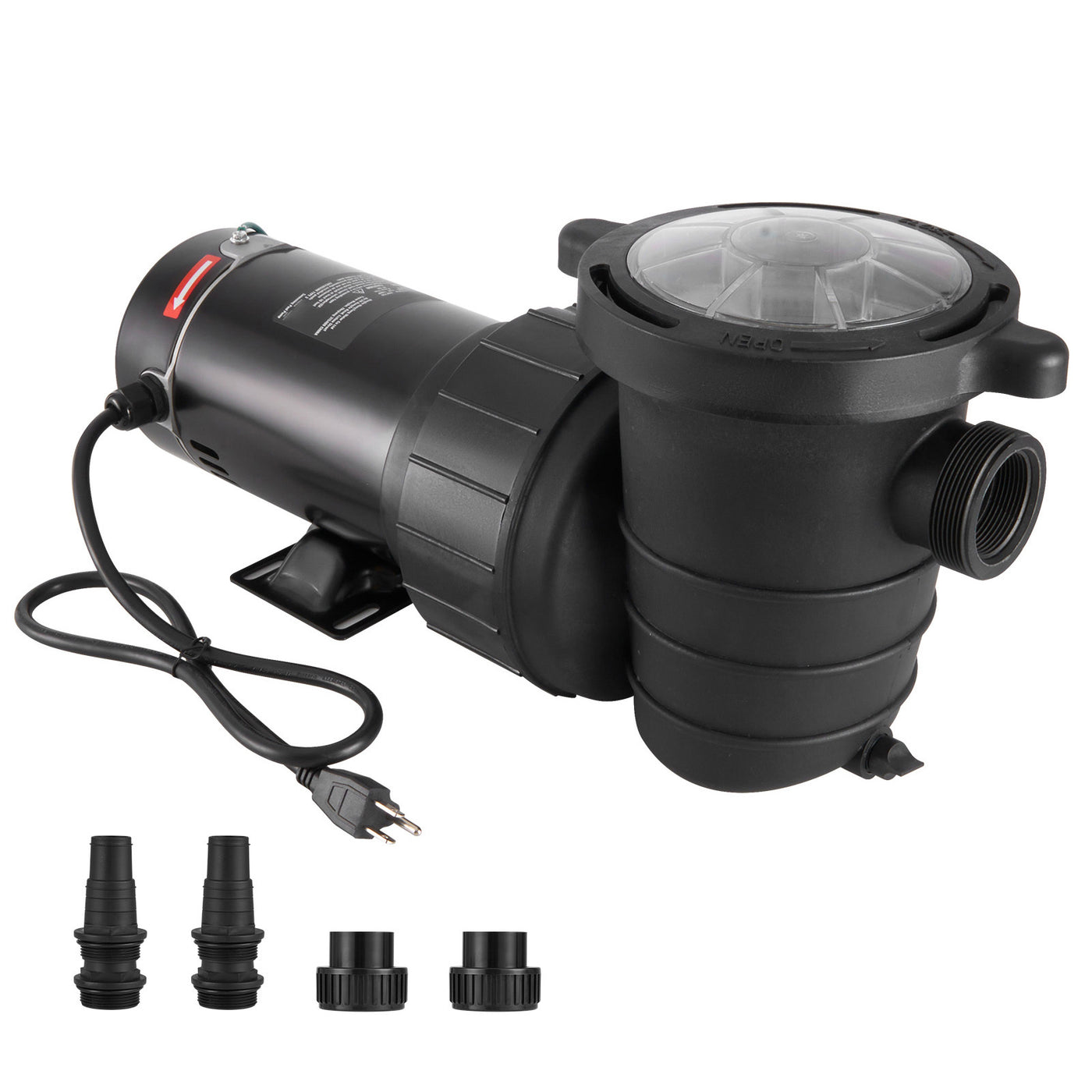 1HP 80 GPM Above Ground Pool Pump 120V 3450 RPM