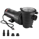 1HP 80 GPM Above Ground Pool Pump 120V 3450 RPM
