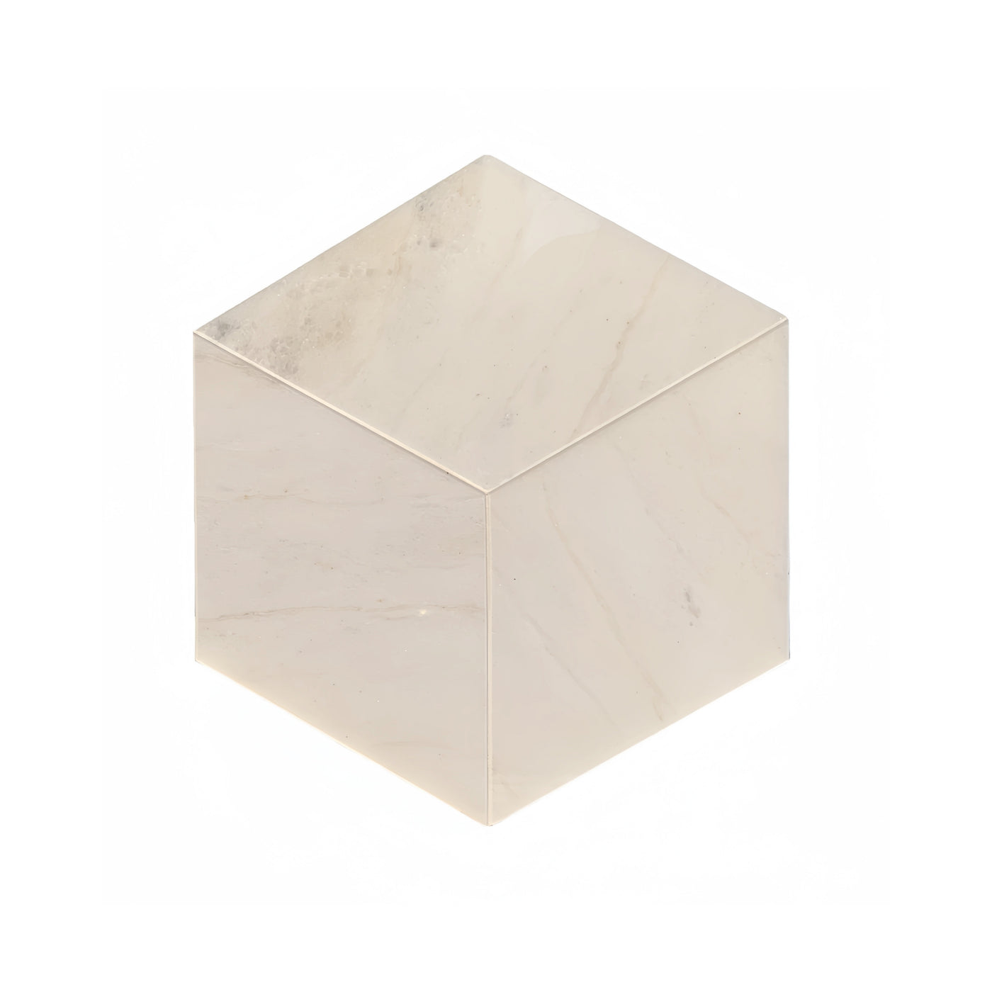 Hexagon White Polished Marble Tile 12 Pieces Wall Floor