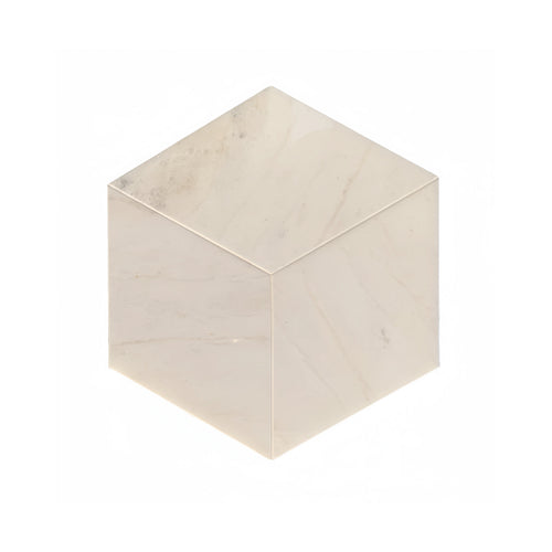 Hexagon White Polished Marble Tile 12 Pieces Wall Floor