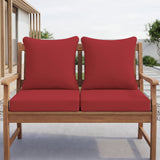 Deep Seat Cushion Set 24x24" Waterproof Fade Resistant Patio