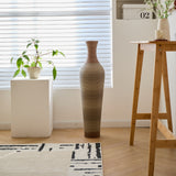 Hand-Woven PVC Rattan Floor Vase, 39.3 Inch Tall Decorative Vase