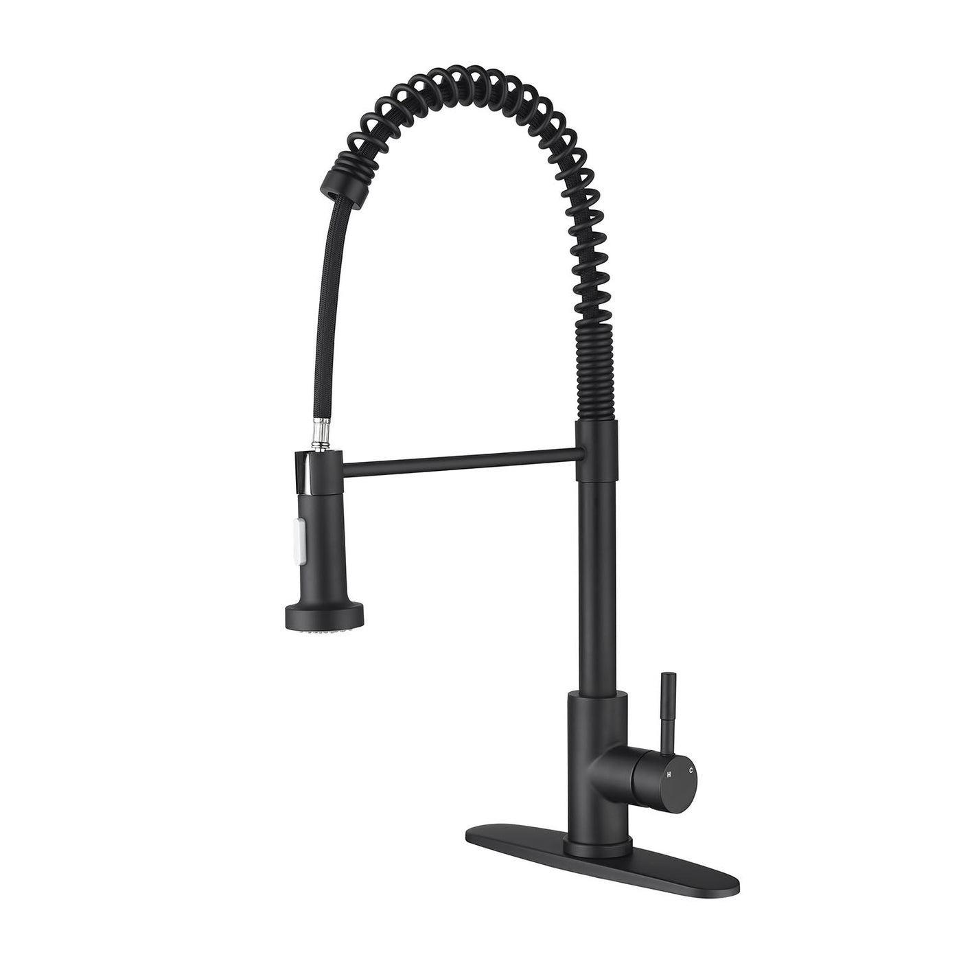 Pull Down Single Handle Spring Kitchen Faucet