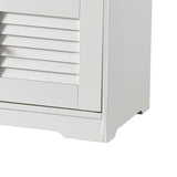 28.74"Shoe Storage Bench with 2 Door Cabinet, Entryway Bench