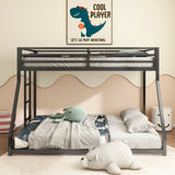 Full Metal Bunk Bed Black