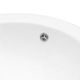 20.3 Inch Drop In Bathroom Sink White Porcelain 20.3x18 inch Ceramic Vitreous Ab