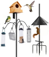 Garden Bird House Pole Mount