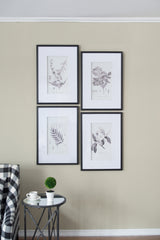 4 Botanical Wall Art Prints, 20" x 28" Home Decor Set