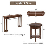 Solid Wood Bar Table Set Cherry