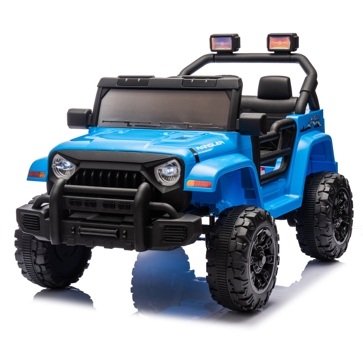 12V Kids Ride On Electric Car W/Parents Control,Dual drive, Four-wheel Suspensio