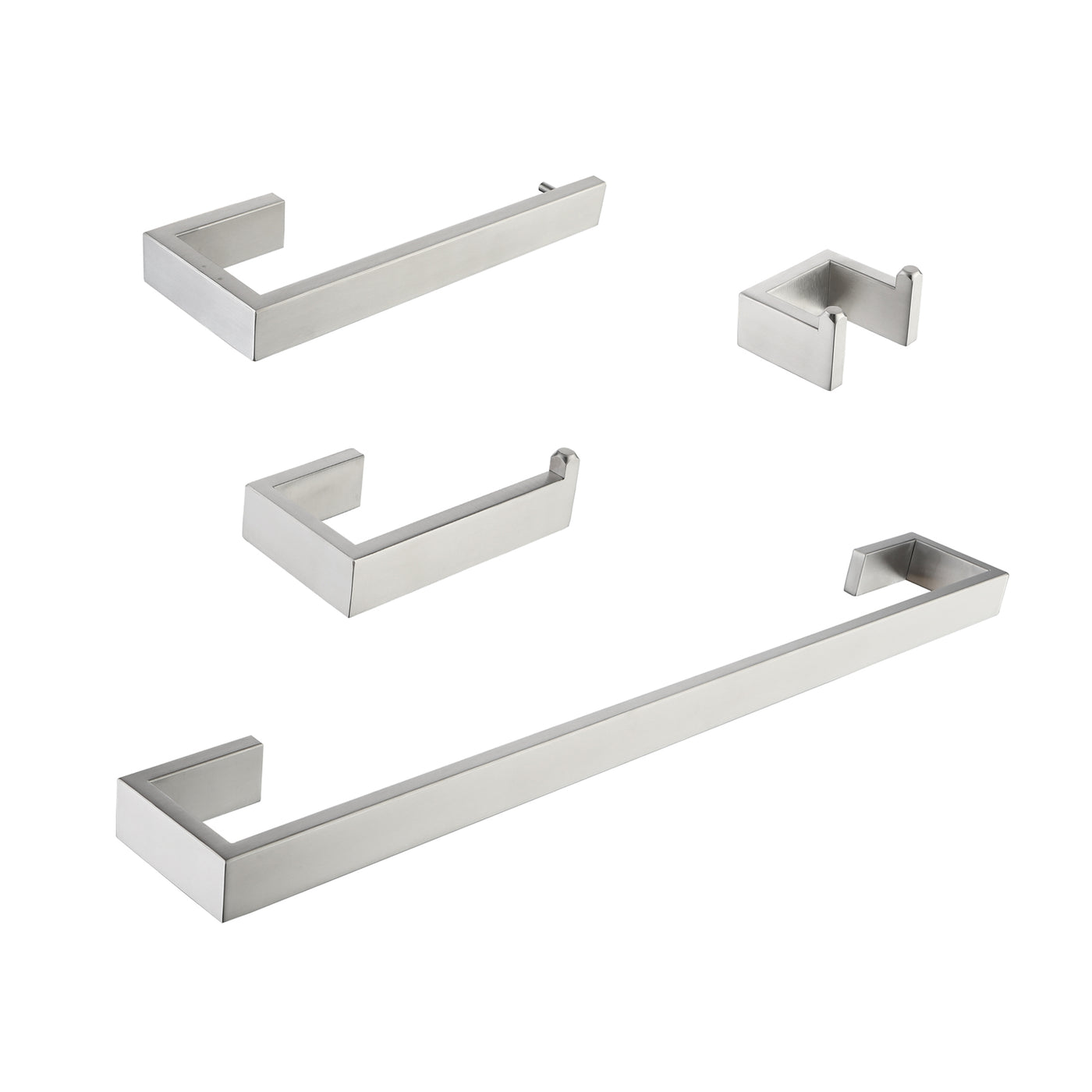 4-Piece Stainless Steel Bathroom Hardware Set
