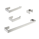 4-Piece Stainless Steel Bathroom Hardware Set