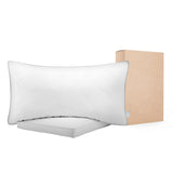 Set of 2 Bed Pillow White