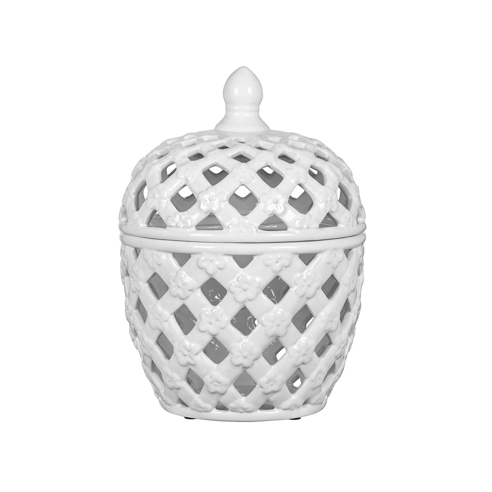 Ballas Bird Lidded Jar 8.5" x 11.5