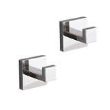 2 Pack Stainless Steel Wall-Mounted Towel Hooks