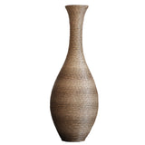 Hand-Woven PVC Rattan Floor Vase, 39.37 Inch Tall Decorative Vase