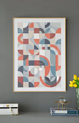Framed Mirror Art 23.8x33.6x1.6" Home Decor