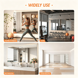 Home Gym Workout Mirror 72" L x 36" W-1pc Large Full Length Mounted Full Body