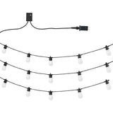 Plastic Table Lamp Black