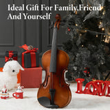 Professional 4/4 Full Size Violin Set - Durable, Lightweight Design