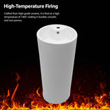 15" Classic White Ceramic Pedestal Sink Bathroom Sink Basin