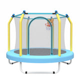 55-inch Trampoline for Kids Indoor & Outdoor Small Toddler Trampoline