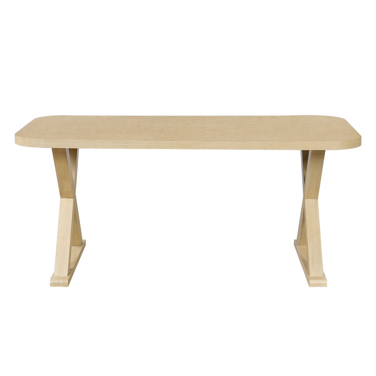 Engineered Wood Dining Table Natural