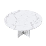Engineered Wood Dining Table White