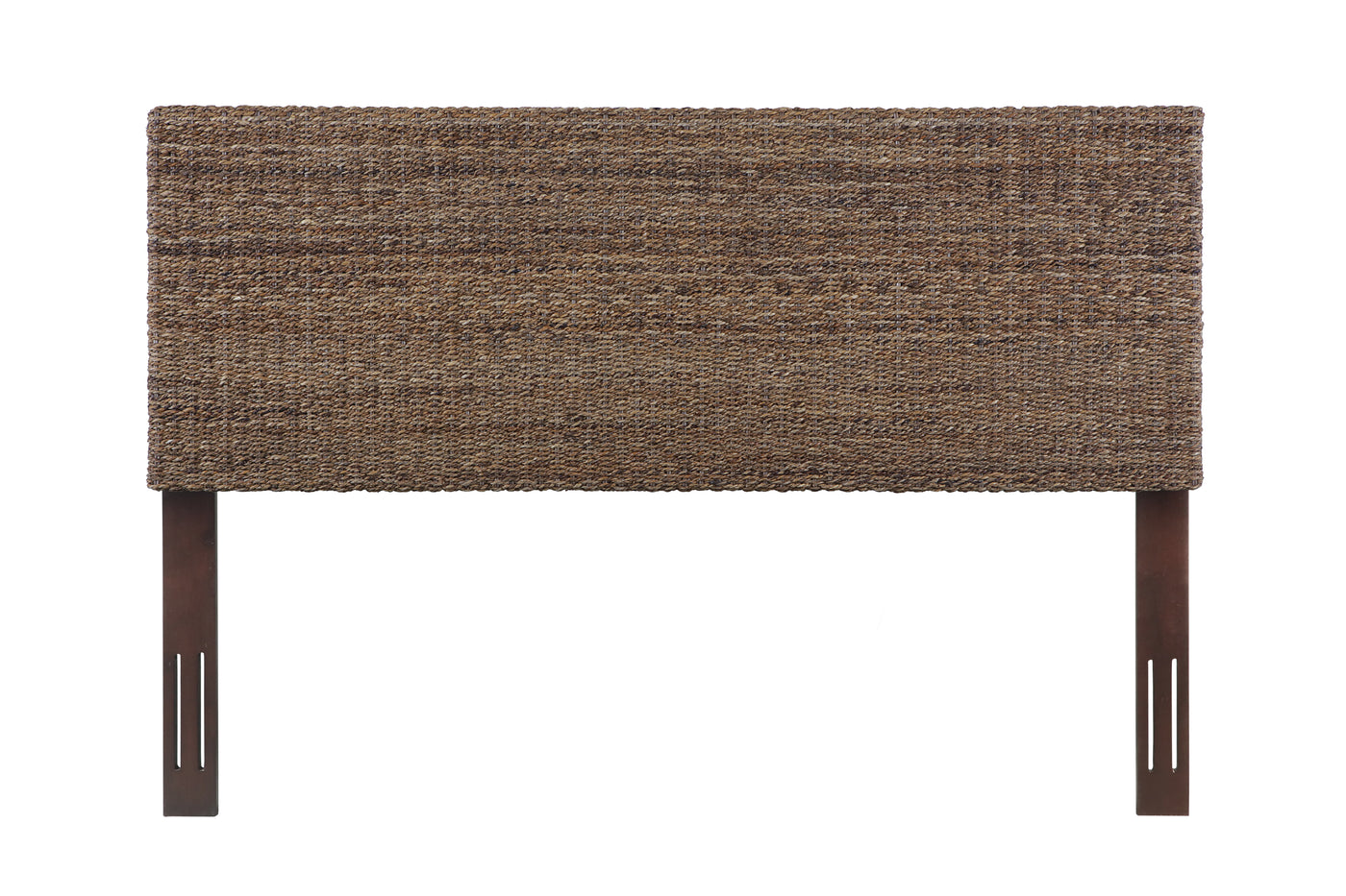 King Rattand Wicker Banana Leaf Panel Headboard Adjustable bed