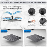 16 Inch Oversize Stainless Steel Rain Shower Head