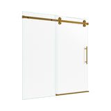56-60"W x 60"H Frameless Sliding Tub Shower Door Enclosure