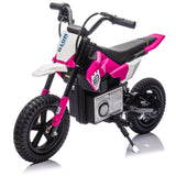 24V Kids Ride On Electric Toy Motocross Motorcycle,200W High Speed Hub Motor,Rea
