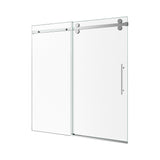 56-60"W x 72"H Frameless Sliding Shower Door Enclosure