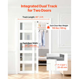 Bypass Sliding Door Hardware Kit