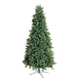 6.5 FT Slim Realistic PE/PVC Hybrid Christmas Tree, 38.18' Artificial Xmas Tree
