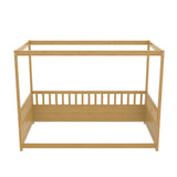 Twin Pine Canopy Bed Natural